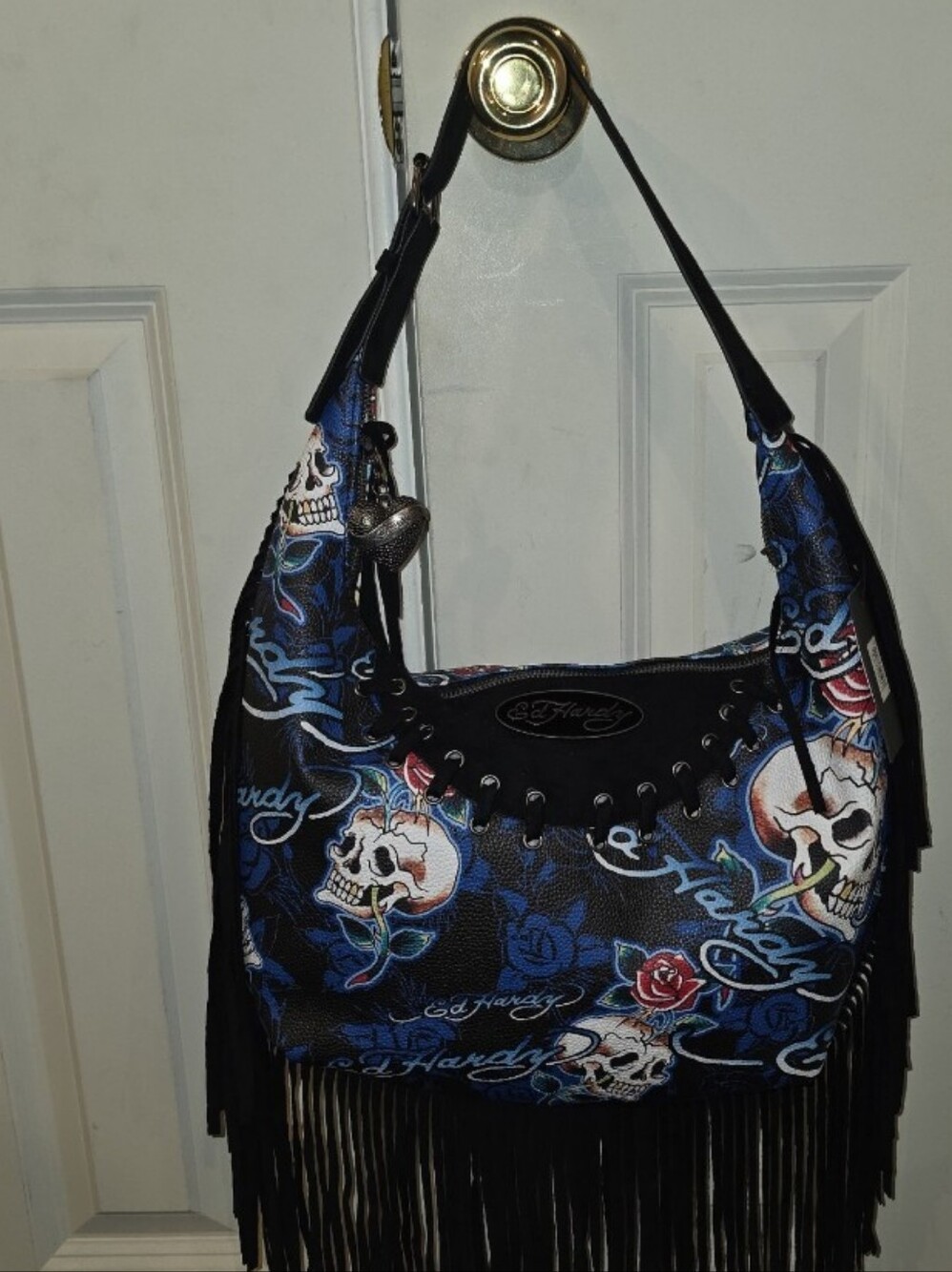 Brandnew Blue Ed Hardy Bag